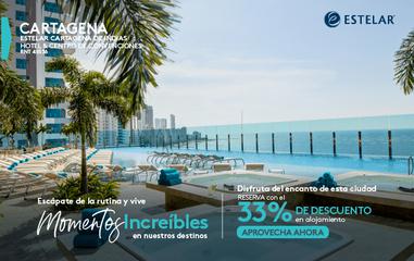 PROMO ESTELAR “33%OFF” ESTELAR Cartagena de Indias Hotel & Centro de Convenções Cartagena de Indias